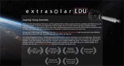 Desktop Screenshot of extrasolaredu.org