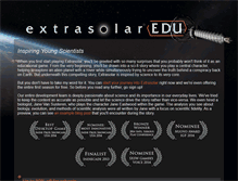 Tablet Screenshot of extrasolaredu.org